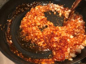ヤンニョムチキンソース作り